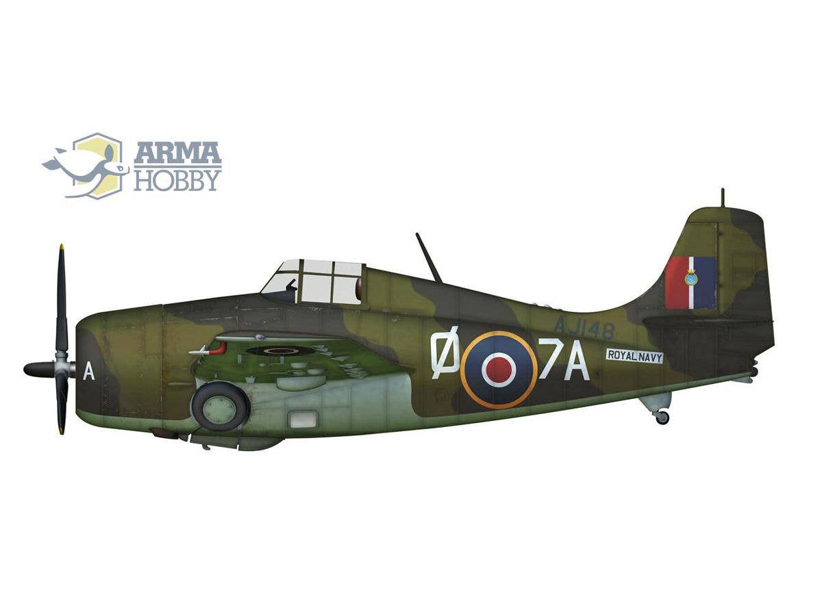 Arma Hobby 1/72 F4F-4 Wildcat Expert Set | 5902734373311