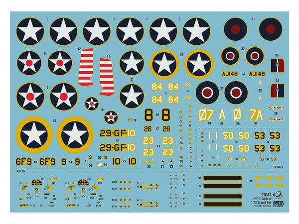 Arma Hobby 1/72 F4F-4 Wildcat Expert Set | 5902734373311