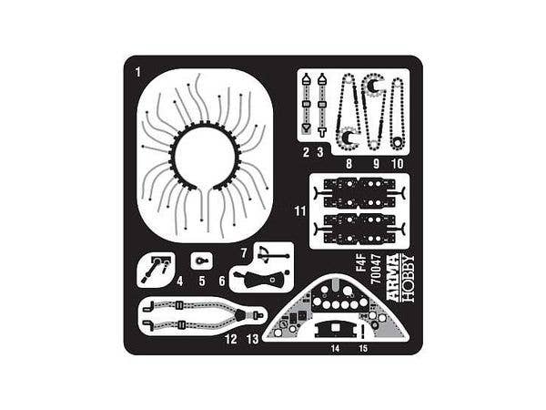 Arma Hobby 1/72 F4F-4 Wildcat Expert Set | 5902734373311