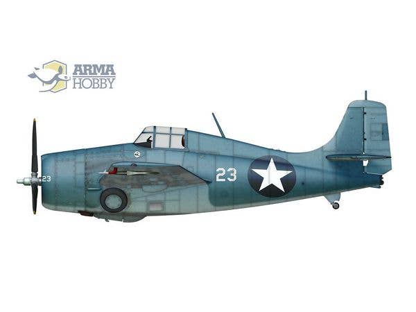 Arma Hobby 1/72 F4F-4 Wildcat Expert Set | 5902734373311