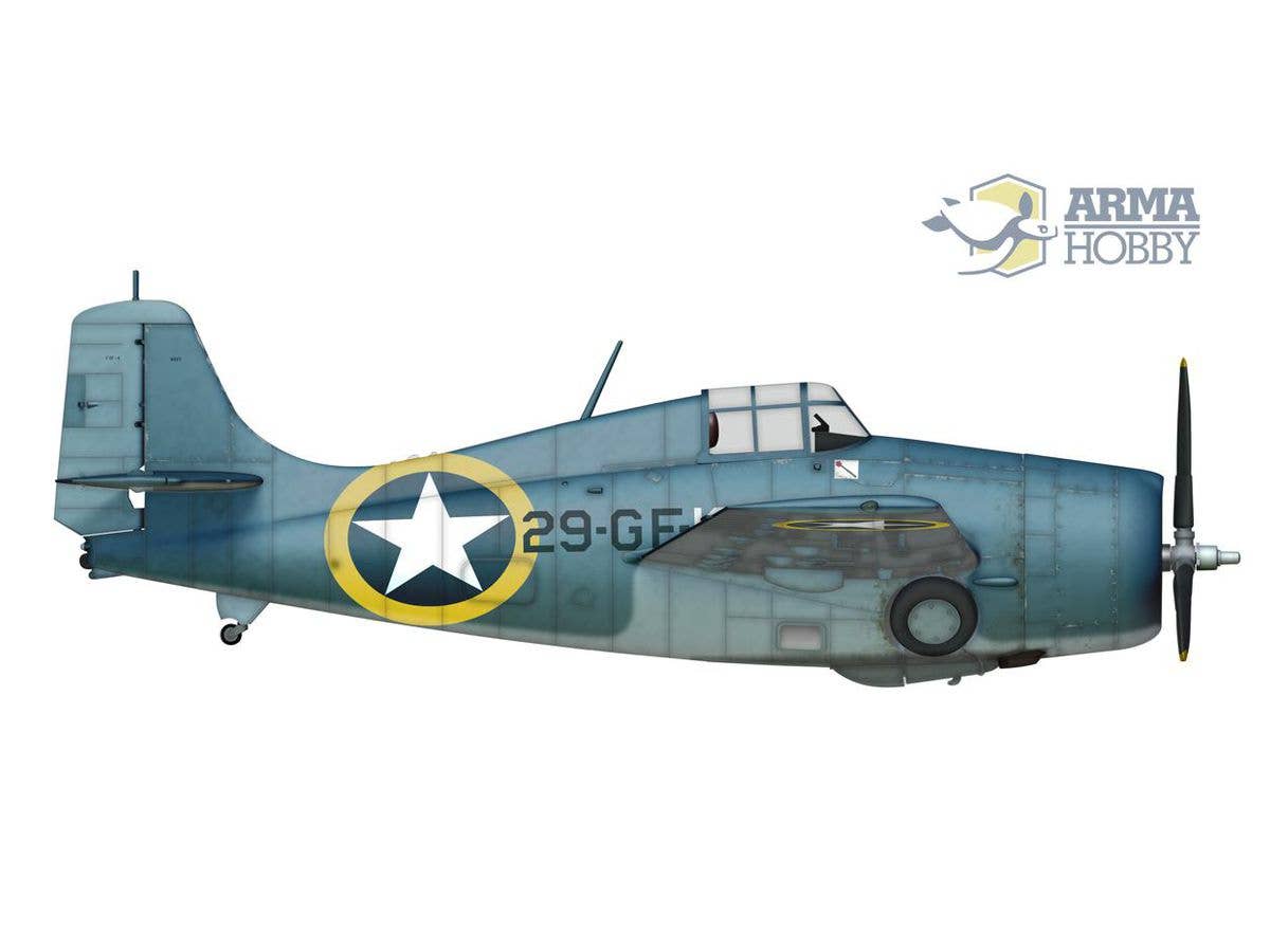Arma Hobby 1/72 F4F-4 Wildcat Expert Set | 5902734373311