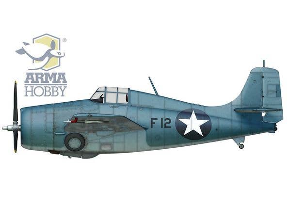 Arma Hobby 1/72 Cactus Air Force Deluxe Set – F4F-4 Wildcat® and P-400/P-39D Airacobra Over Guadalcanal | 5902734373458