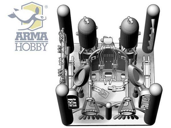 Arma Hobby 1/72 Cactus Air Force Deluxe Set – F4F-4 Wildcat® and P-400/P-39D Airacobra Over Guadalcanal | 5902734373458