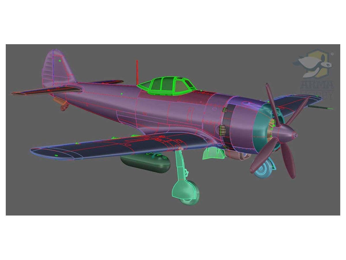 Arma Hobby 1/72 Nakajima Ki-84 Hayate Expert Set | 5902734373380
