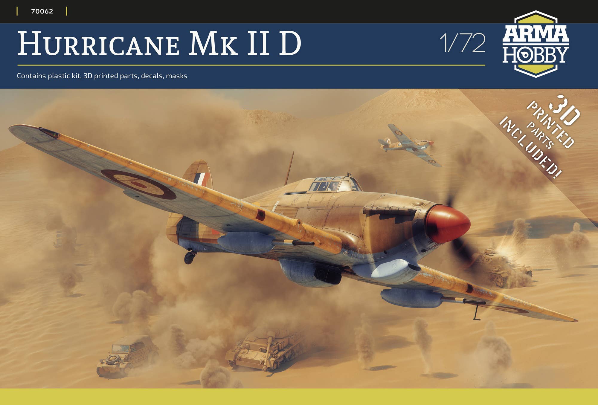 Arma Hobby 1/72 Hurricane Mk Ii D | 5902734373465