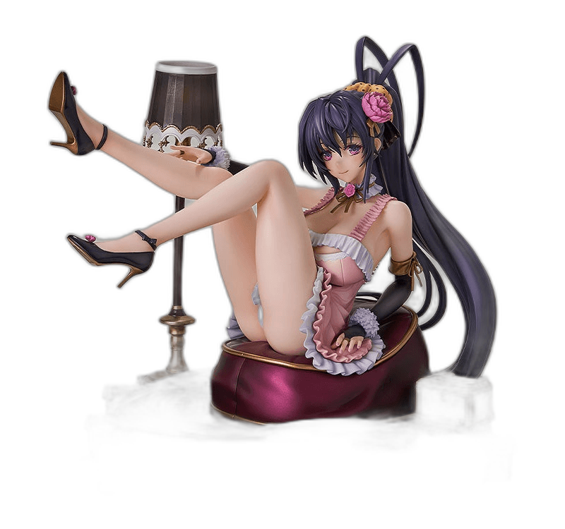 High School DxD Akeno Himejima figure on white background