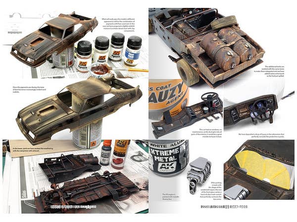 Abteilung502 DAMAGED, Worn and Weathered Models Magazine - 01 (English) | 8436564923363