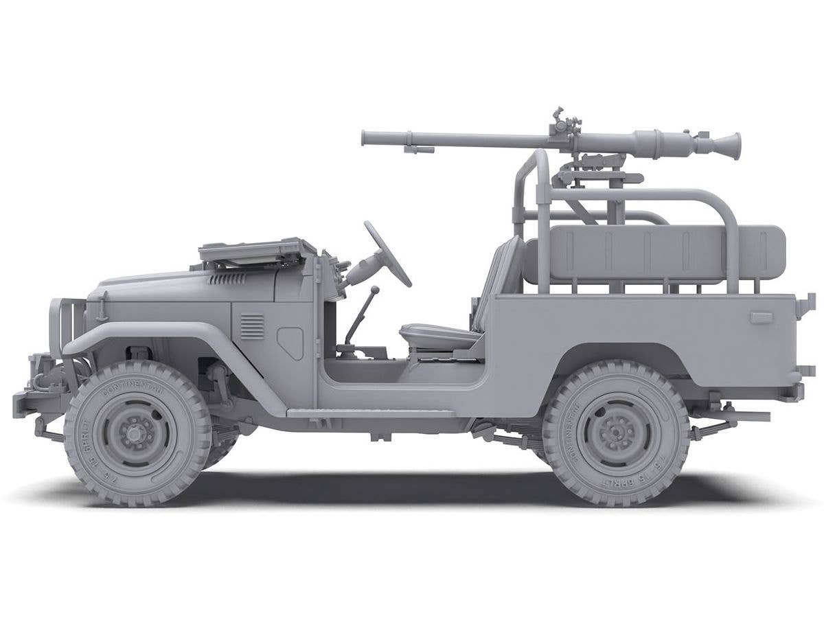 AK Interactive 1/35 FJ43 Pickup with SPG-9 Recoilless Gun Plastic Model Kit | 8435568326569