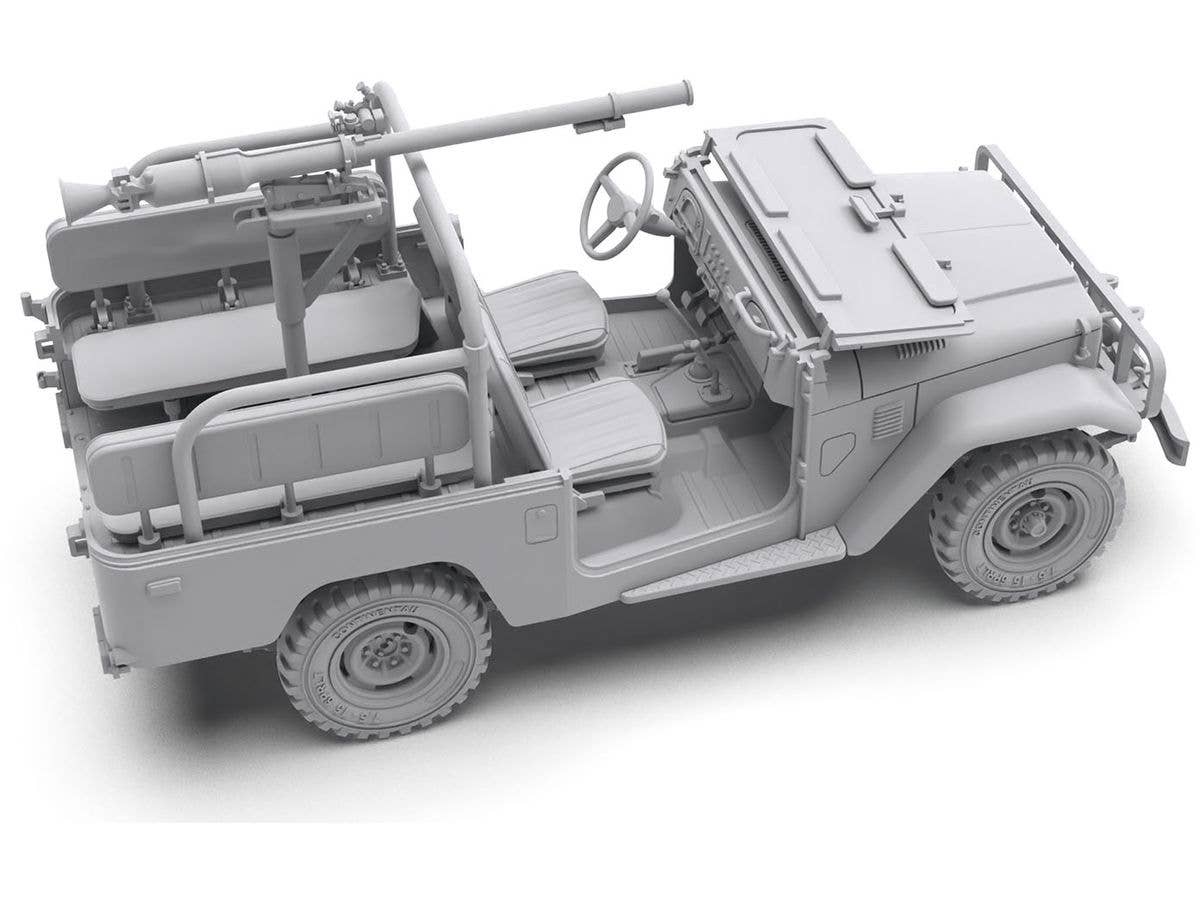 AK Interactive 1/35 FJ43 Pickup with SPG-9 Recoilless Gun Plastic Model Kit | 8435568326569
