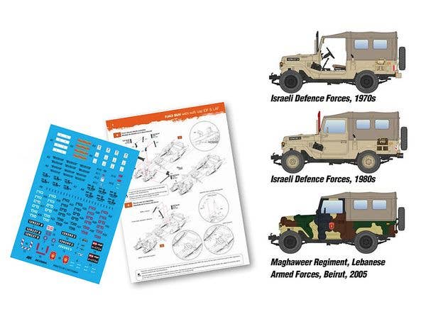 AK Interactive 1/35 FJ43 SUV with Soft top IDF & LAF | 8435568314092