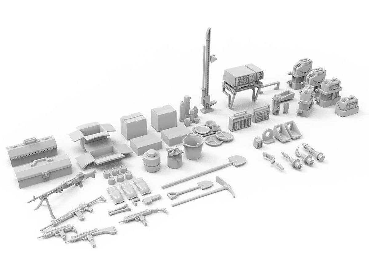 AK Interactive 1/35 IDF Accessories | 8435568328846