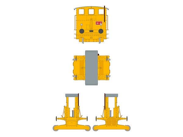 AK Interactive 1/35 Automotore FS 206/207/208 Sogliola Rail Shunter | 8435568314122