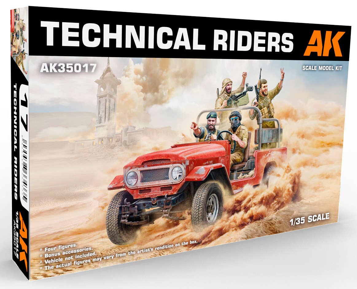 AK Interactive 1/35 Technical Riders | 8435568334335