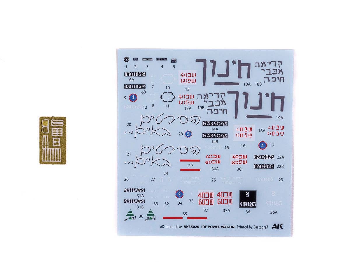 AK Interactive 1/35 IDF Power Wagon WM300 w/winch | 8435568342439