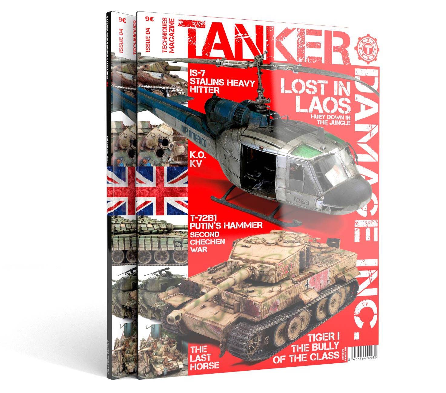 AK Interactive TANKER 04 'DAMAGED INC.' - English | 8436564920324