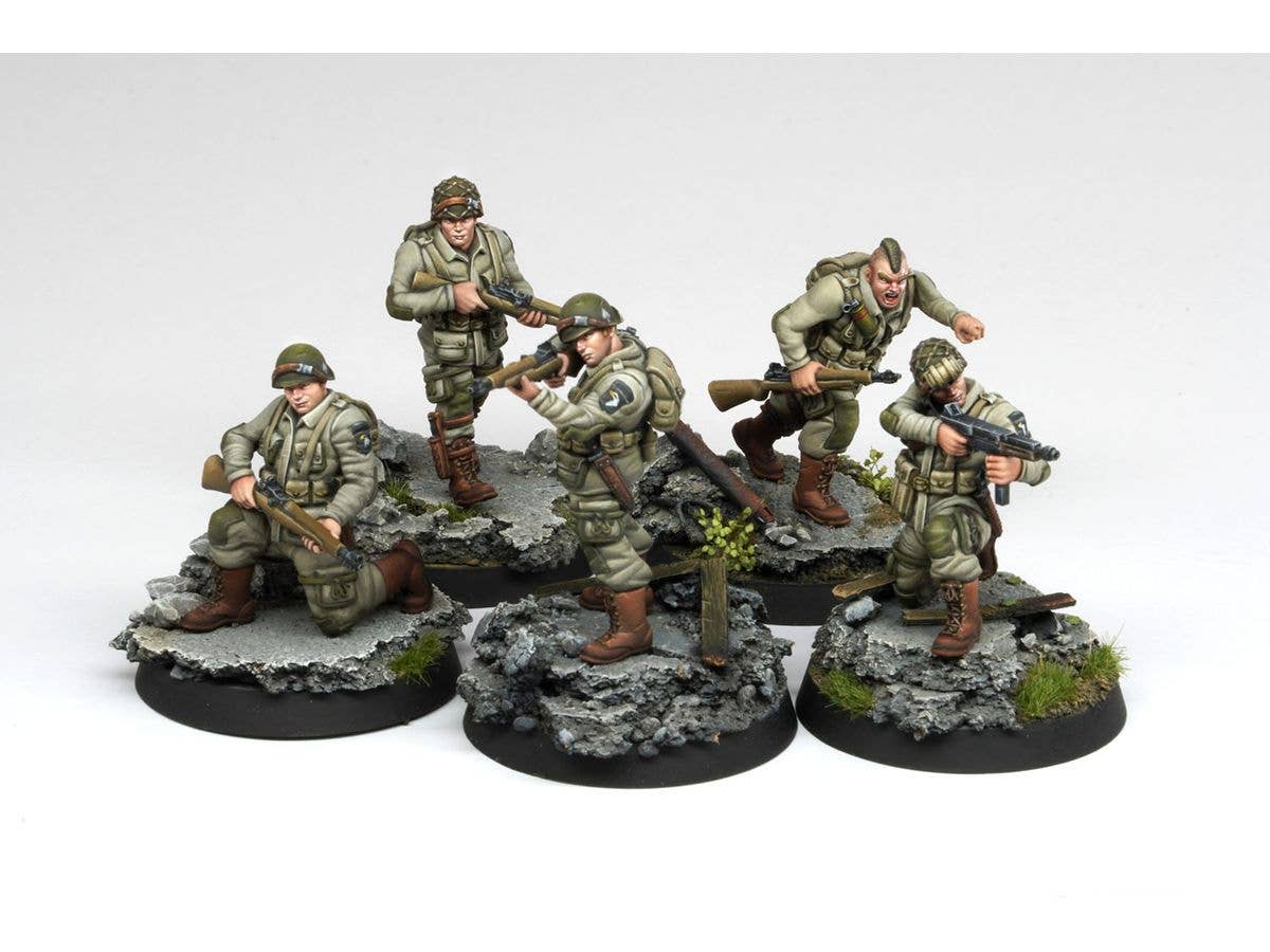 AK Interactive FORTUNATE SONS 101st Airborne Division (10 Miniatures) Figures | 8435568339293