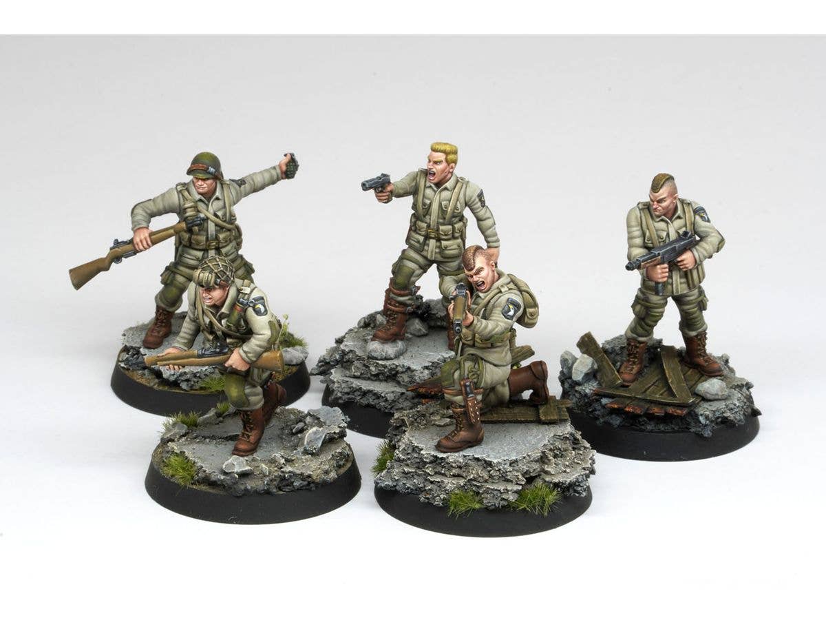 AK Interactive FORTUNATE SONS 101st Airborne Division (10 Miniatures) Figures | 8435568339293