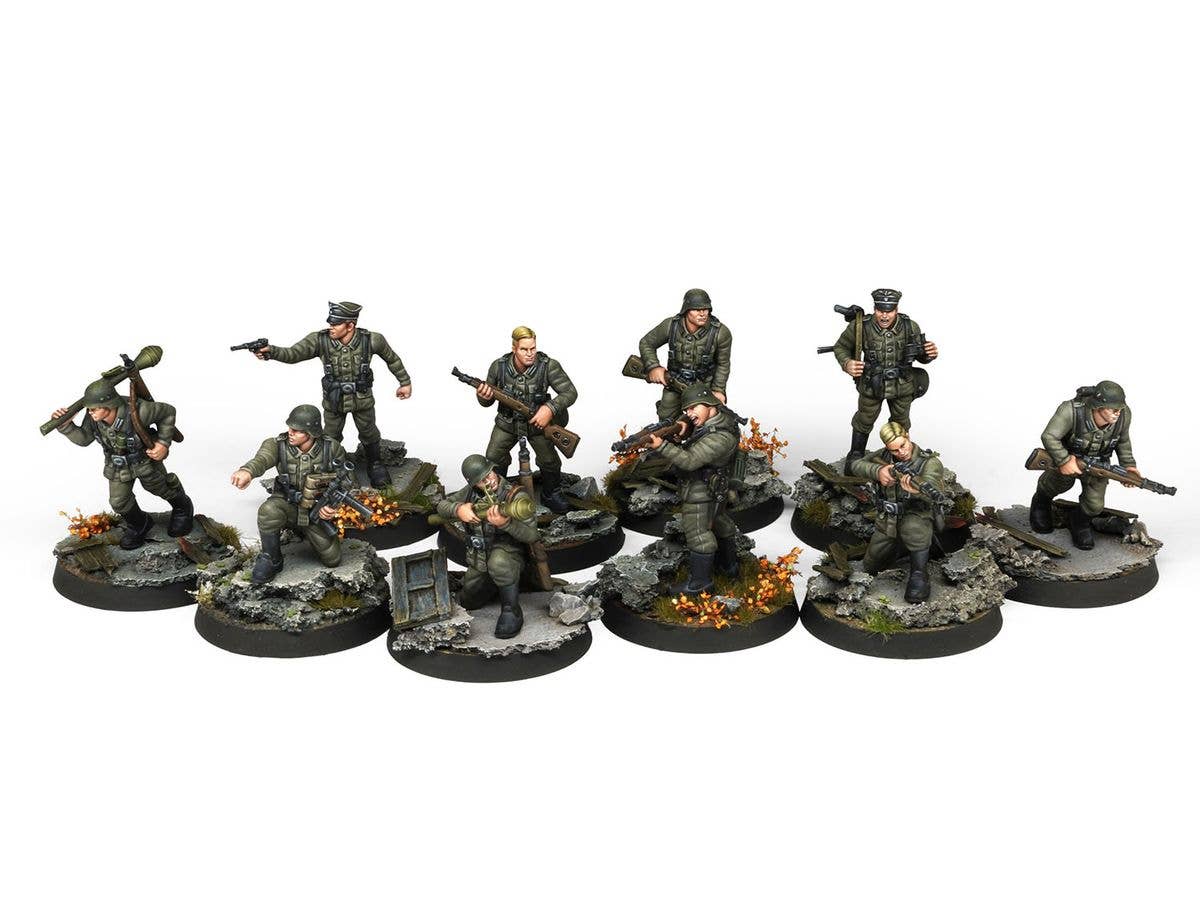 AK Interactive Fortunate Sons Panzergrenadier Division (10 Miniatures) | 8435568339309