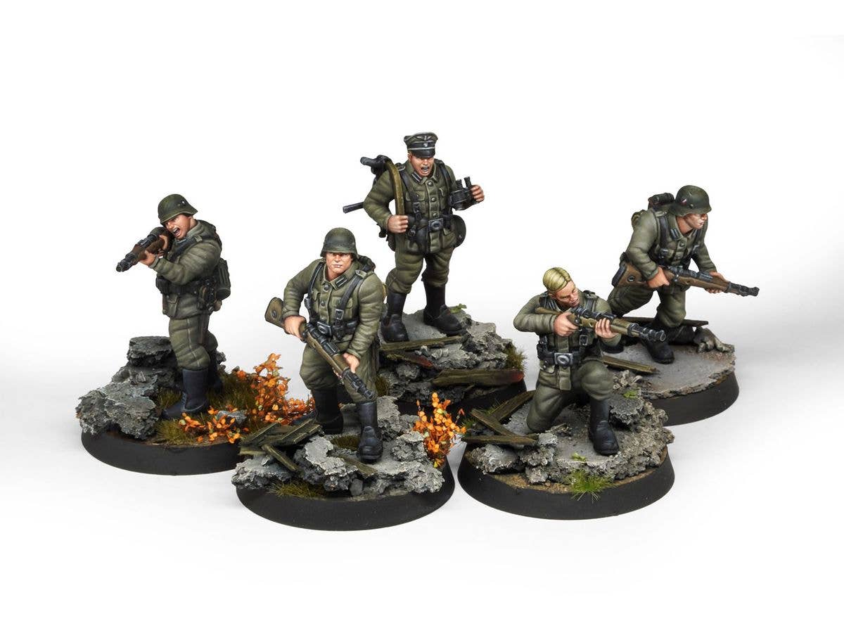 AK Interactive Fortunate Sons Panzergrenadier Division (10 Miniatures) | 8435568339309