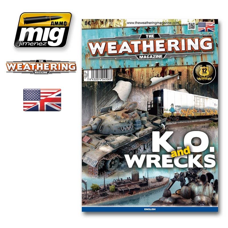 Ammo Mig The Weathering Magazine No 9: K.O. & Wrecks (English) | 8432074045083