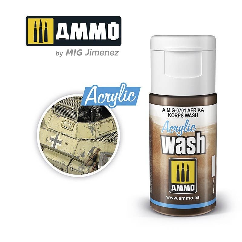 Ammo Mig Afrika Korps Acrylic Wash | 8432074007012