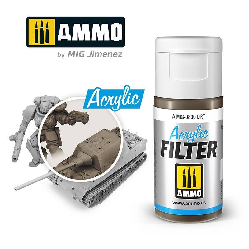 Ammo Mig Dirt Acrylic Filter | 8432074008002
