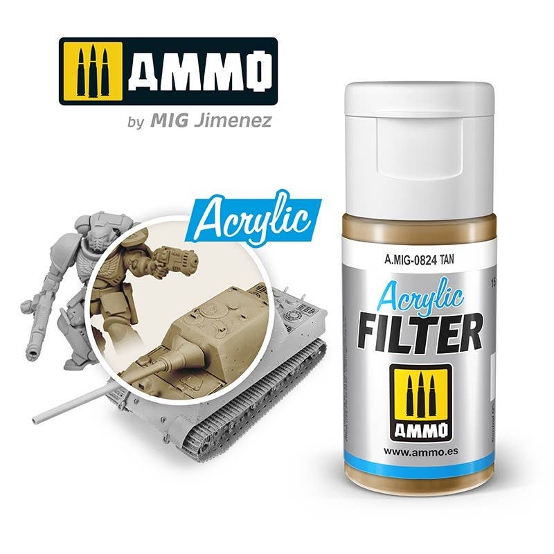 Ammo Mig Tan Acrylic Filter | 8432074008248