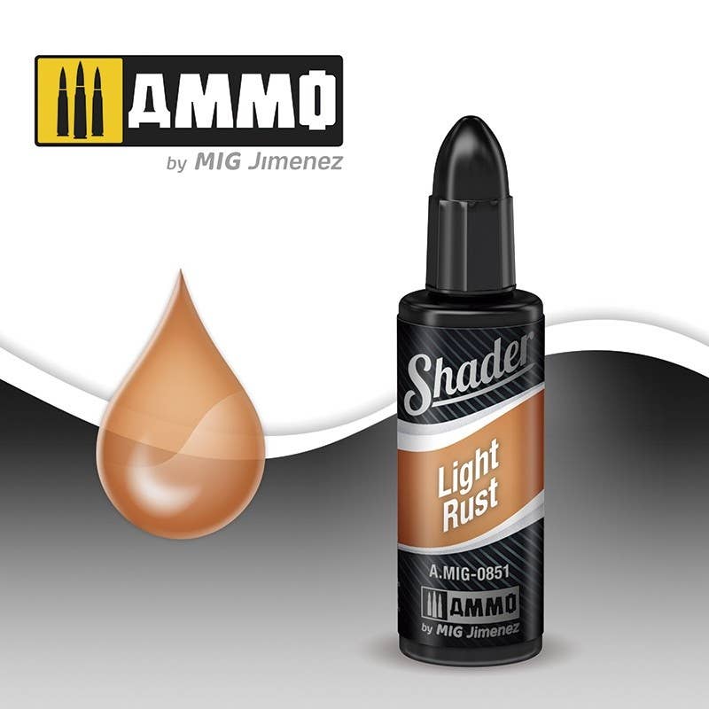 Ammo Mig Acrylic Shader 10ml - Light Rust Shader | 8432074008514