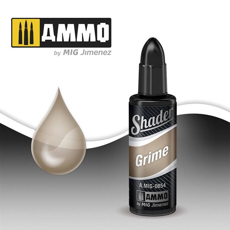 Ammo Mig Acrylic Shader 10ml - Grime Shader | 8432074008545