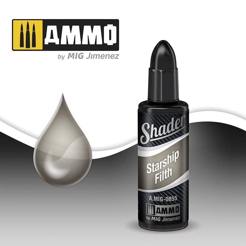 Ammo Mig Acrylic Shader 10ml - Starship Filth Shader | 8432074008552