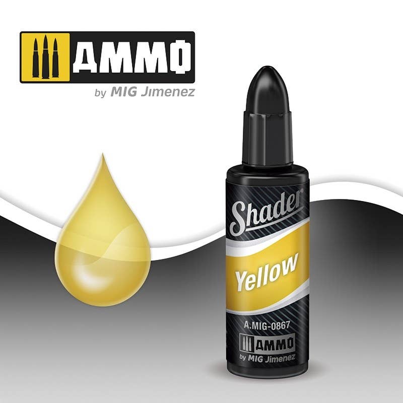 Ammo Mig Acrylic Shader 10ml - Yellow Shader | 8432074008675