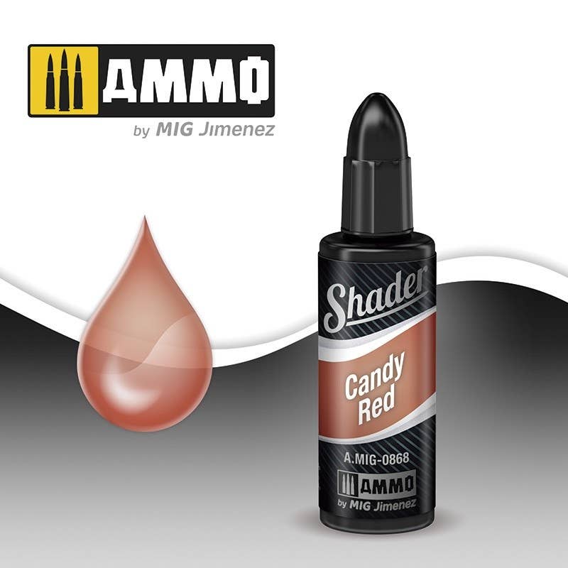 Ammo Mig Acrylic Shader 10ml - Candy Red Shader | 8432074008682