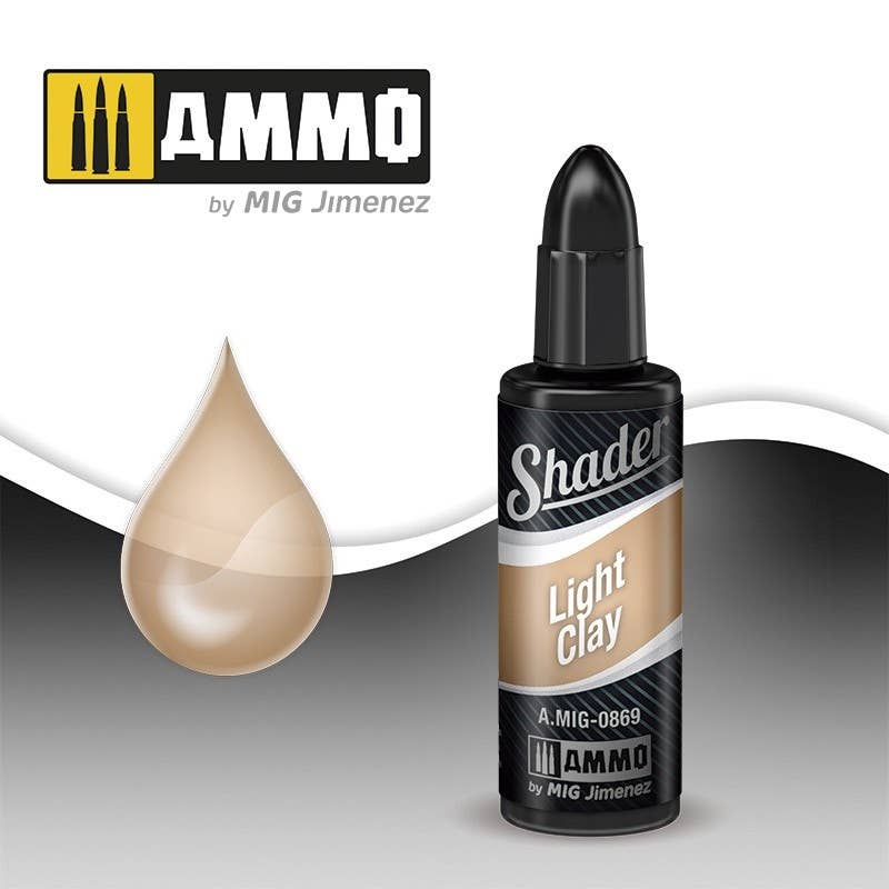 Ammo Mig Acrylic Shader 10ml - Light Clay Shader | 8432074008699