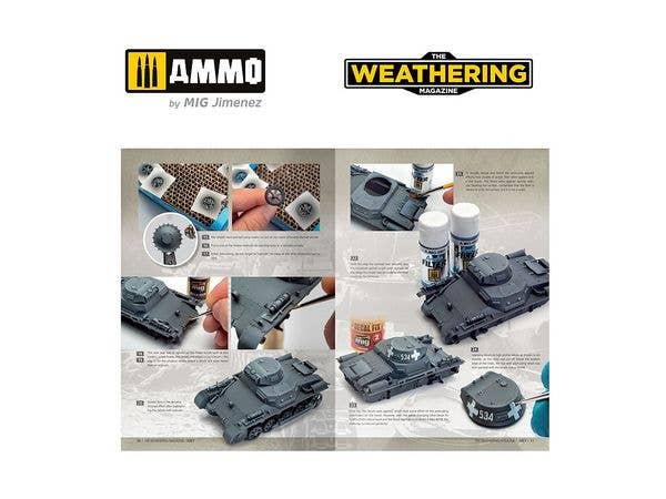 AMMO MIG THE WEATHERING MAGAZINE #35 – Grey ENGLISH | 8432074045342