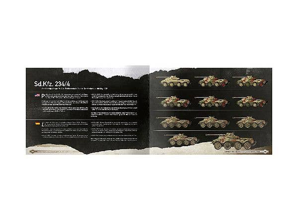 Ammo Mig Illustrated Weathering Guide to WWII Late German Vehicles (Spanish, English) | 8432074060154