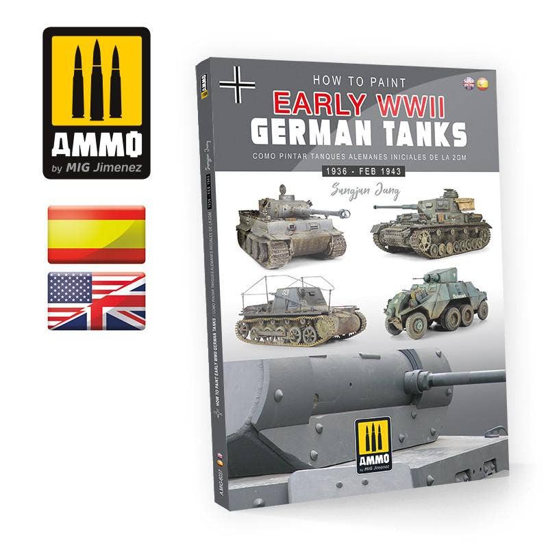 Ammo Mig How To Paint Early WWII German Tanks (English/Spanish) | 8432074060376