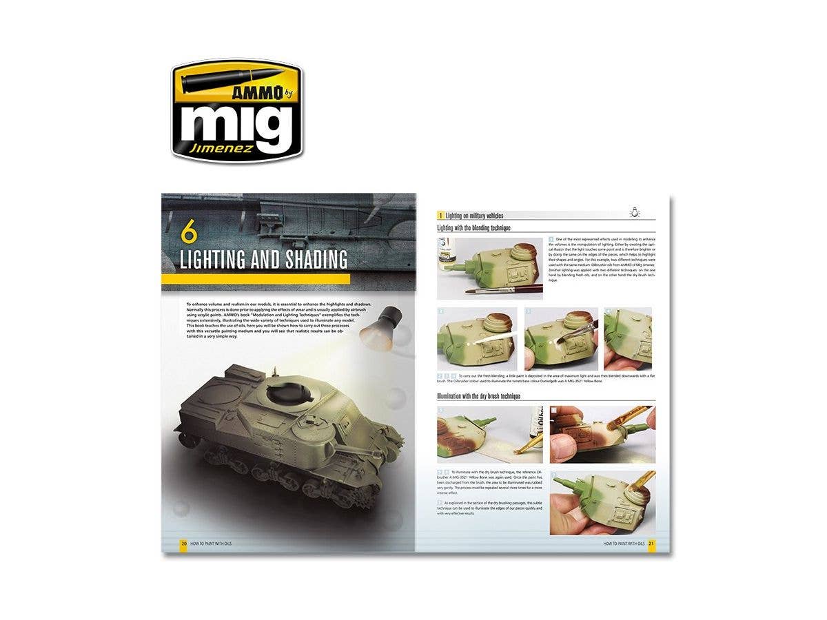 Ammo Mig How Paint with Oils - Ammo Modelling Guide (English) | 8432074060437