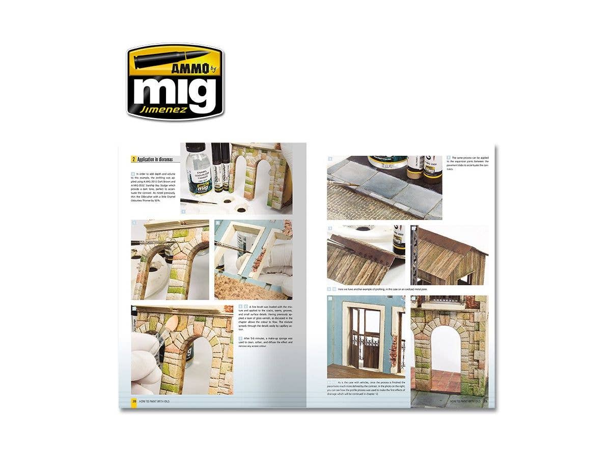 Ammo Mig How Paint with Oils - Ammo Modelling Guide (English) | 8432074060437