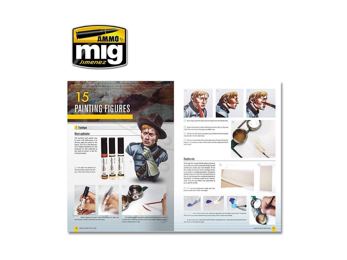 Ammo Mig How Paint with Oils - Ammo Modelling Guide (English) | 8432074060437