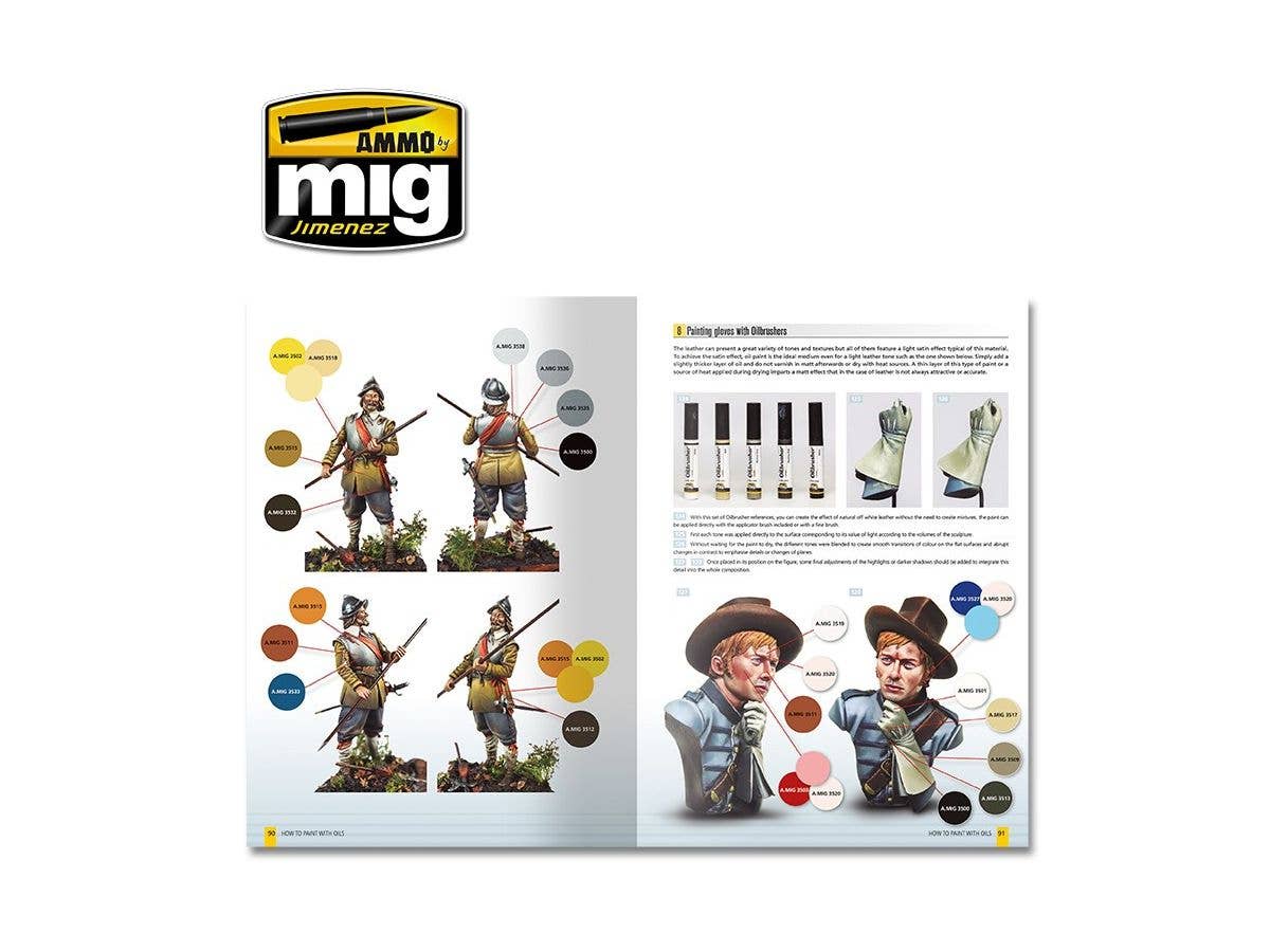 Ammo Mig How Paint with Oils - Ammo Modelling Guide (English) | 8432074060437