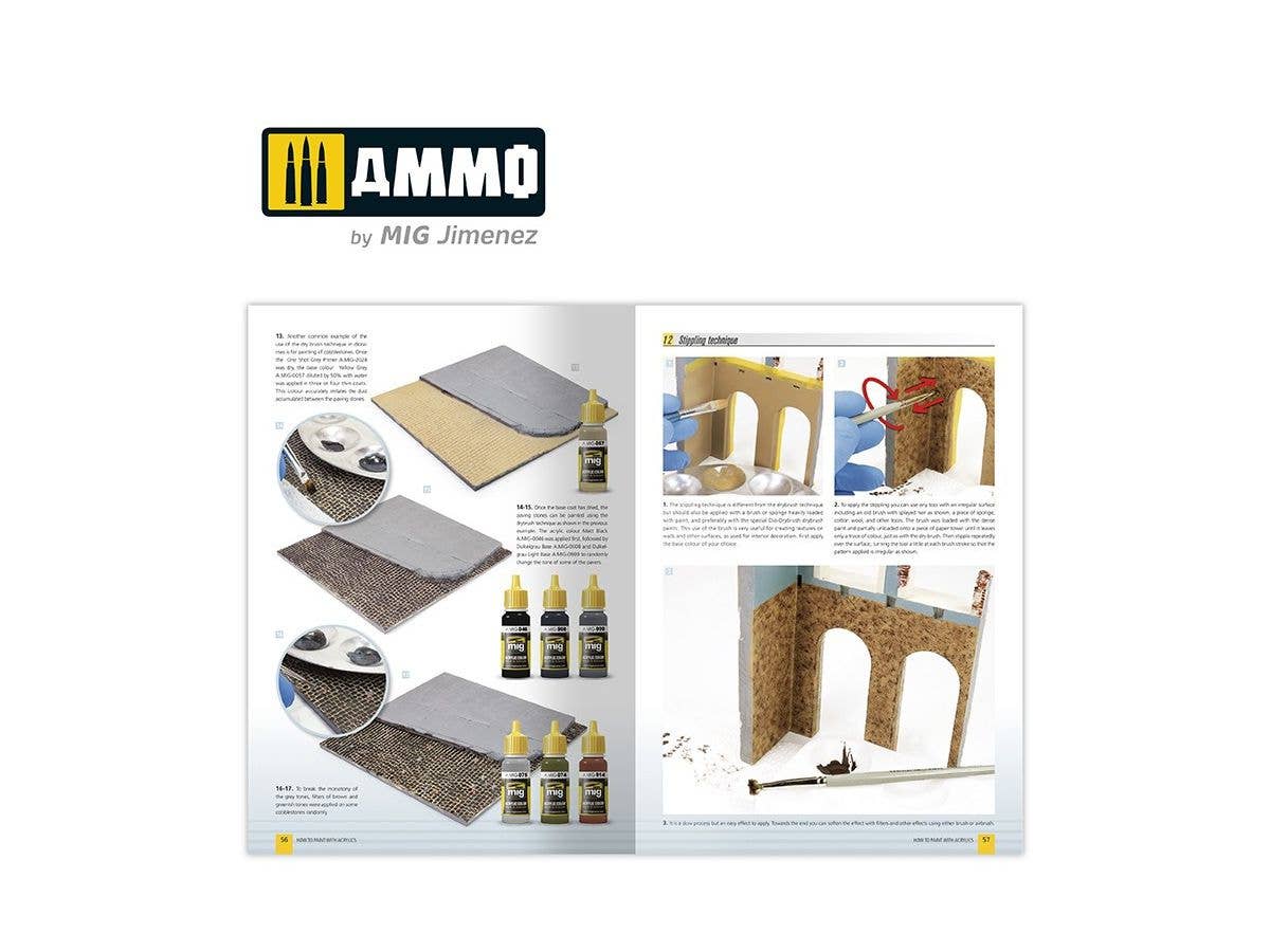 Ammo Mig How To Paint with Acrylics 2.0. Ammo Modeling Guide (English) | 8432074060468