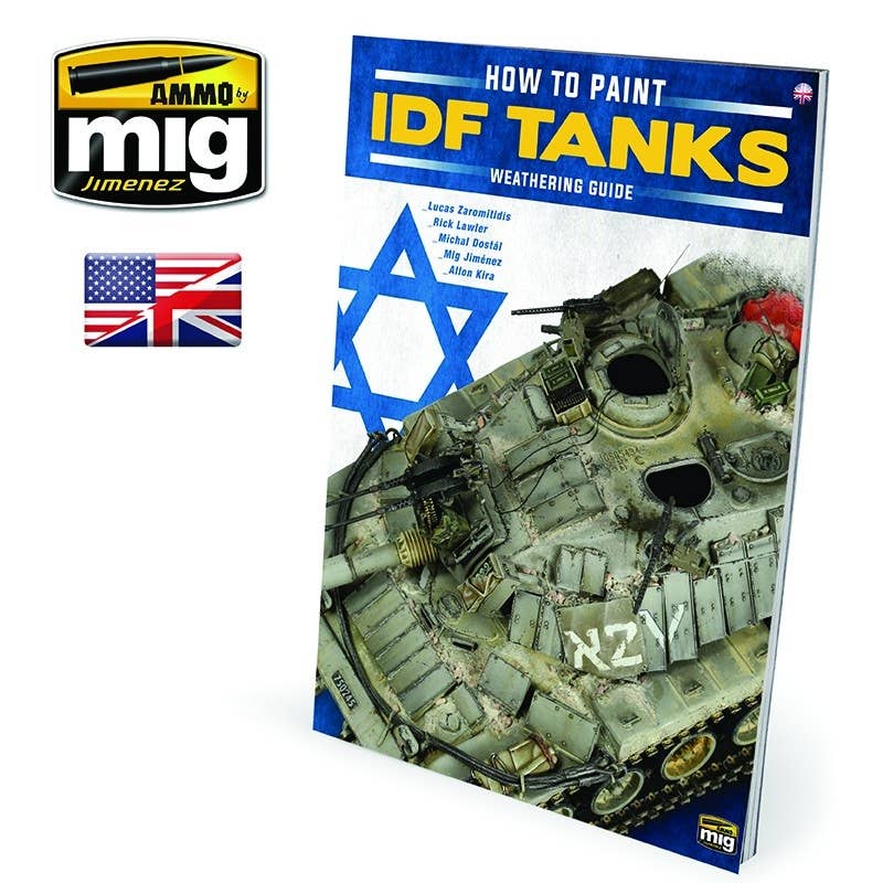 Ammo Mig How to Paint IDF Tanks - Weathering Guide (English) | 8432074061281