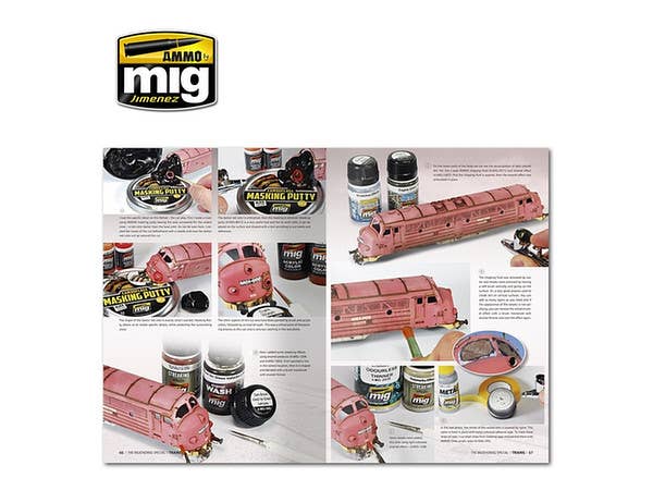 Ammo Mig The Weathering Magazine - Special - Trains (English) | 8432074061427