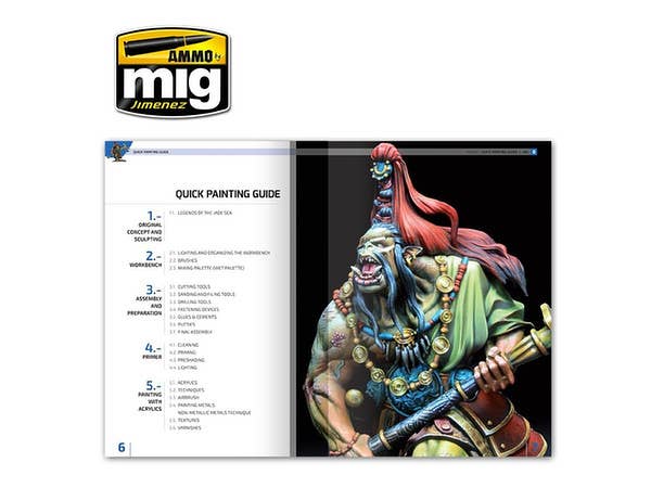 Ammo Mig Encyclopedia of Figures Modelling Techniques - Vol. 0: Quick Guide for Painting (English) | 8432074062202