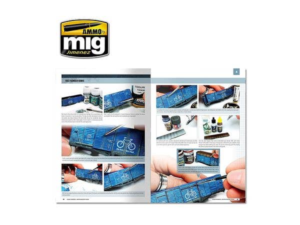 Ammo Mig Modelling School: Railway Modelling Painting Realistic Trains (English) | 8432074062509