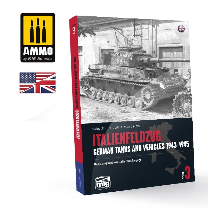 Ammo Mig Italienfeldzug: German Tanks and Vehicles 1943-1945 Vol. 3 (English) | 8432074062653