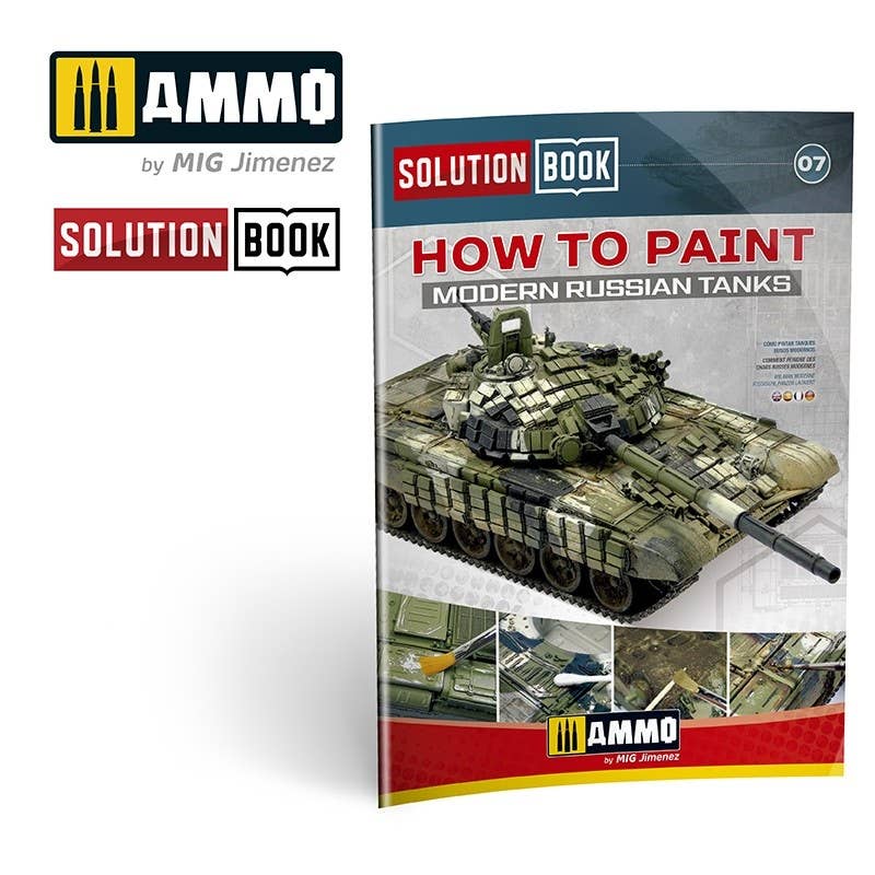 Ammo Mig How To Paint Modern Russian Tanks - Solution Book (Multilingual) | 8432074065180