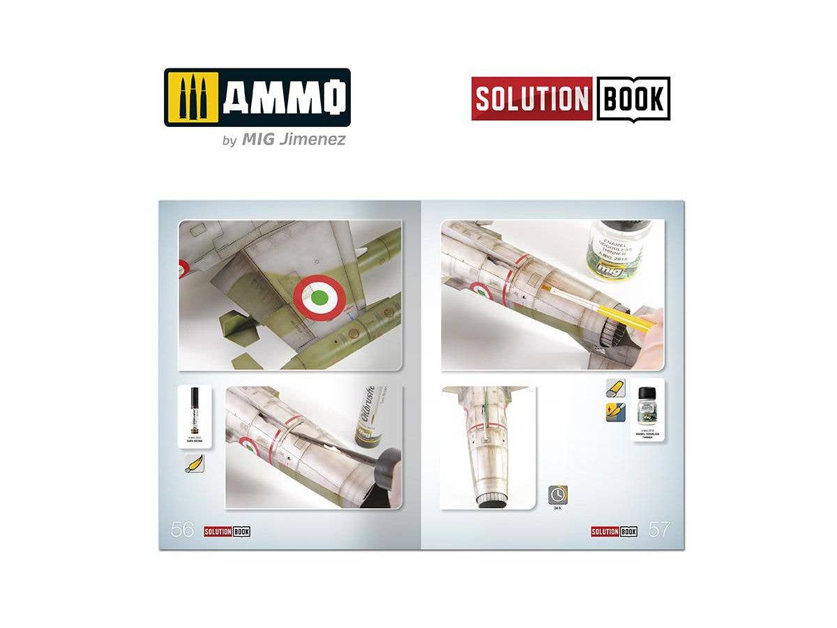Ammo Mig How To Paint Italian NATO Aircraft Solution Book (Multilingual) | 8432074065258