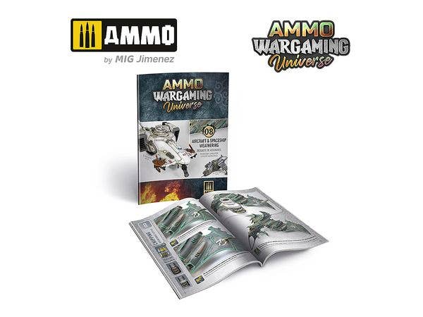 Ammo Mig AMMO WARGAMING UNIVERSE Book 08 – Aircraft and Spaceship Weathering (English, Castellano, Polski) | 8432074069270