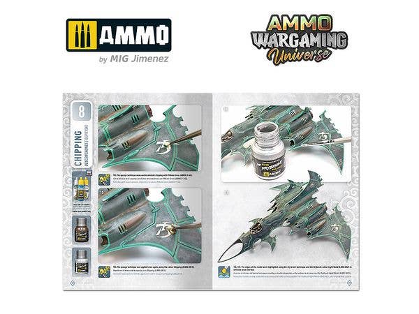 Ammo Mig AMMO WARGAMING UNIVERSE Book 08 – Aircraft and Spaceship Weathering (English, Castellano, Polski) | 8432074069270